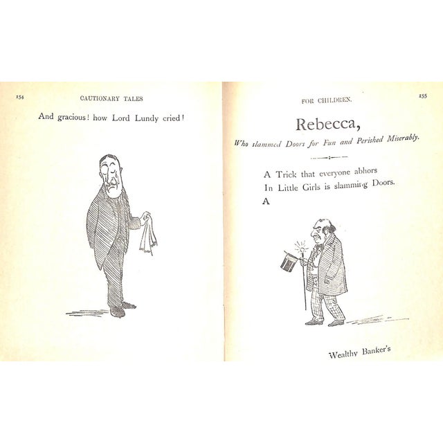 "The Bad Child's Book of Beasts, Together With More Beasts for Worse Children and Cautionary Tales" 1928 Belloc H. [Verses By] & b.t.b. [Pictures By] For Sale - Image 9 of 10