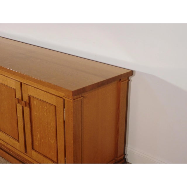 Vintage C. 2000 Benchmade Swartzendruber Goshen in Quartersawn Prairie Mission Sideboard For Sale In South Bend - Image 6 of 17