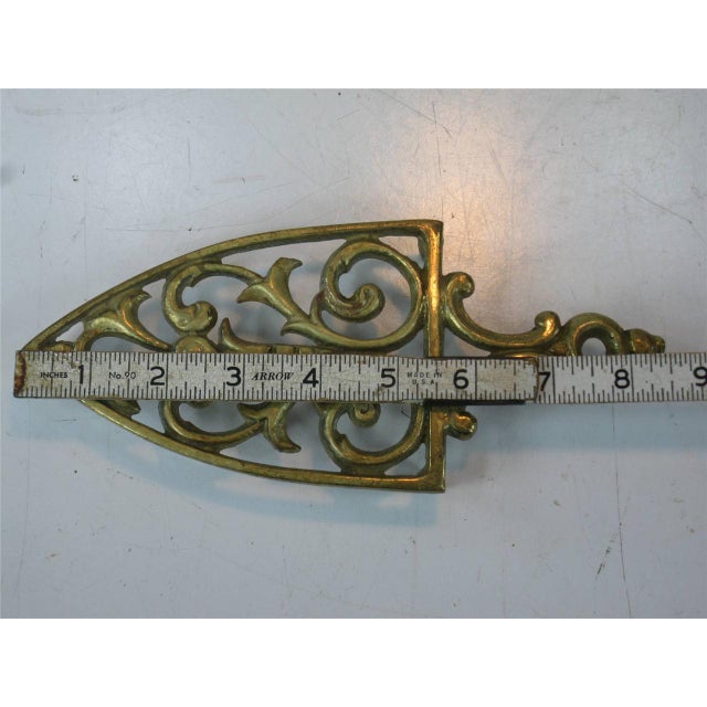 Early 20th Century Trivet Bronze / Brass Pattern Reenactments For Sale - Image 4 of 7