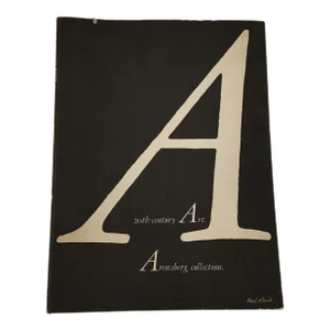 1949 Arensberg Collection 20th Century Art Book
