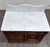 Late 19th Century Antique Victorian Eastlake Walnut Marble Top Knapp Joint Washstand For Sale - Image 5 of 15