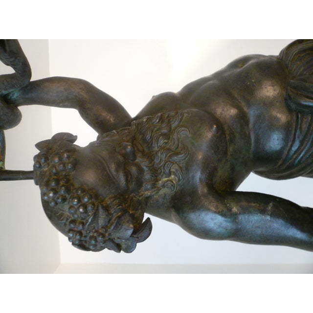 19th Century Italian Grand Tour Bronze Figure of Silenus, God of Wine For Sale - Image 10 of 12