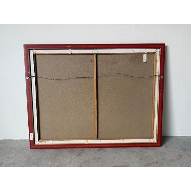 1960s Nat Krate (1918–2013) “The Awakening” Original Oil on Canvas Painting in Silver Wood Frame For Sale - Image 16 of 18