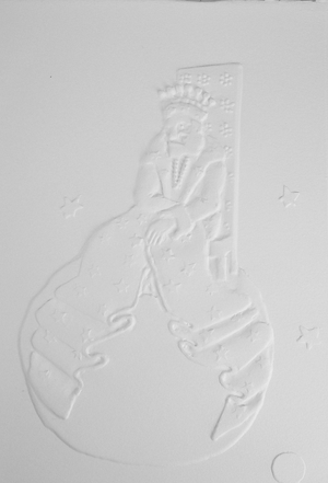 Antoine De Saint-Exupery, Le Roi, Etching