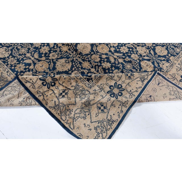 Late 19th Century Authentic 19th Century Indian Agra Rug For Sale - Image 5 of 8