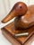 Vintage Americana Solid Wood & Brass Duck Decoy Lidded Box For Sale - Image 4 of 12