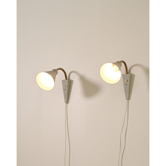 Wall Lights from Möllers Armatur Eskilstuna, 1950s, Set of 2 For Sale - Image 3 of 9
