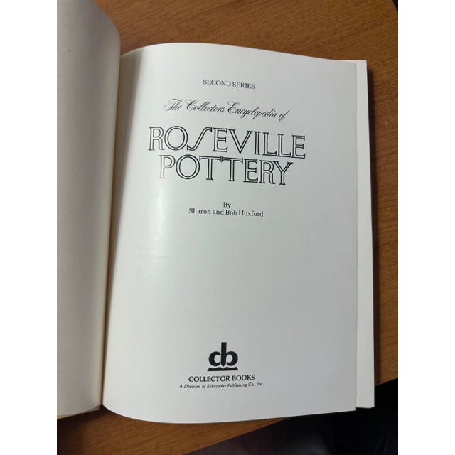 The Collectors Encyclopedia of Roseville Pottery Hardcover Book 2nd Series For Sale - Image 9 of 11