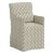 Stoffer Home x Cloth & Company Lindy Slipcover Dining Arm Chair in Francie Sage For Sale