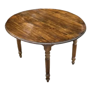Vintage Boho Drop Leaf Dining Table