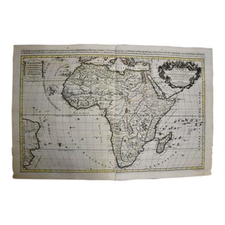 Africa: A Large 17th Century Hand-Colored Map by Sanson and Jaillot, 1692 For Sale