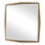 Contemporary Point Square Gold Mirror-New For Sale - Image 3 of 6