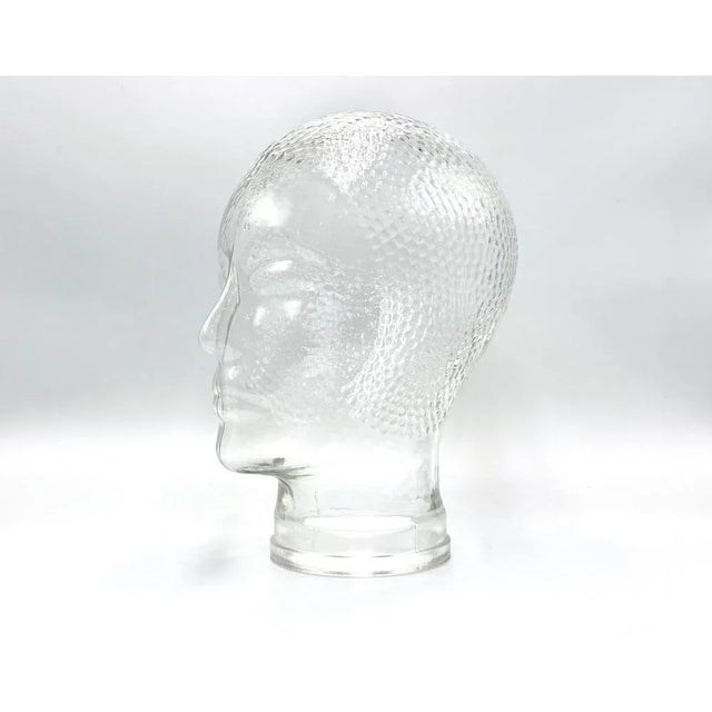 Vintage German Glass Head, 1970s For Sale - Image 9 of 10