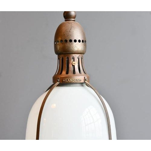 Metal Kandem Model 502 Pendant Light by Marianne Brandt, 1920s For Sale - Image 7 of 8