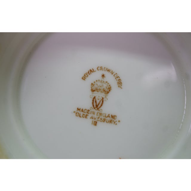 Vintage Royal Crown Derby Olde Avesbury Phoenix Footed Dish Compote For Sale - Image 12 of 14