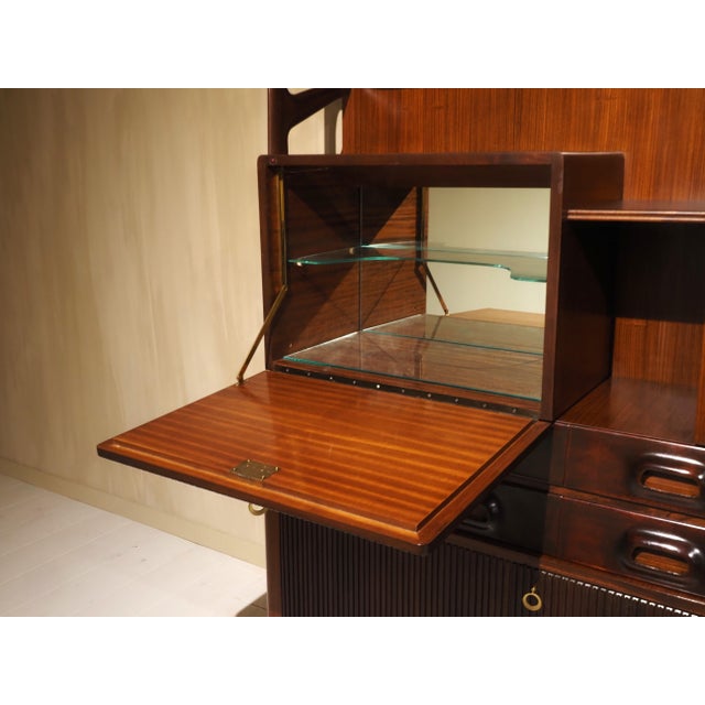 Wood Modern Italian Cabinet by Silvio Cavatorta For Sale - Image 7 of 14