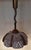 Rustic Vintage Height-Adjustable Ceiling Lamp with Beige Ceramic Shade and Oak Wood Segments from Fischer-Leuchten, 1980s For Sale - Image 3 of 8