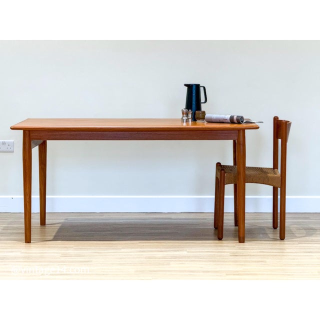 Mid-Century Modern Danish Teak Extending Dining Table by Johannes Andersen for Heals, 1960s For Sale - Image 17 of 17