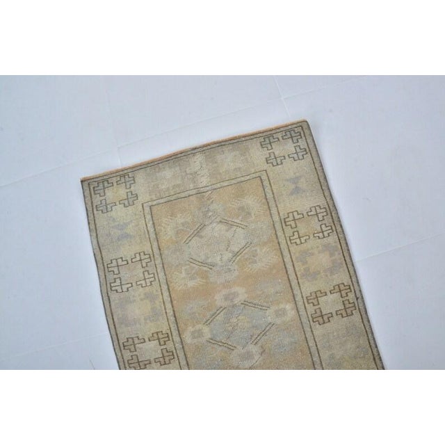 Textile 1950s Anatolian Kurdish Small Carpet For Sale - Image 7 of 10