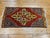 Vintage Turkish Tribal Prayer Rug, Handwoven Wool Pile, Red Medallion, 2' x 3' For Sale - Image 12 of 12