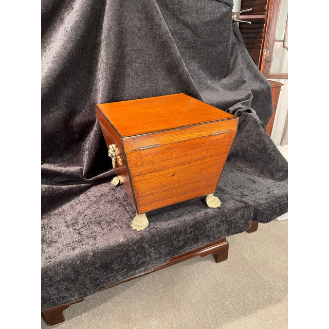 Wood Regency Mahogany Cellaret For Sale - Image 7 of 12