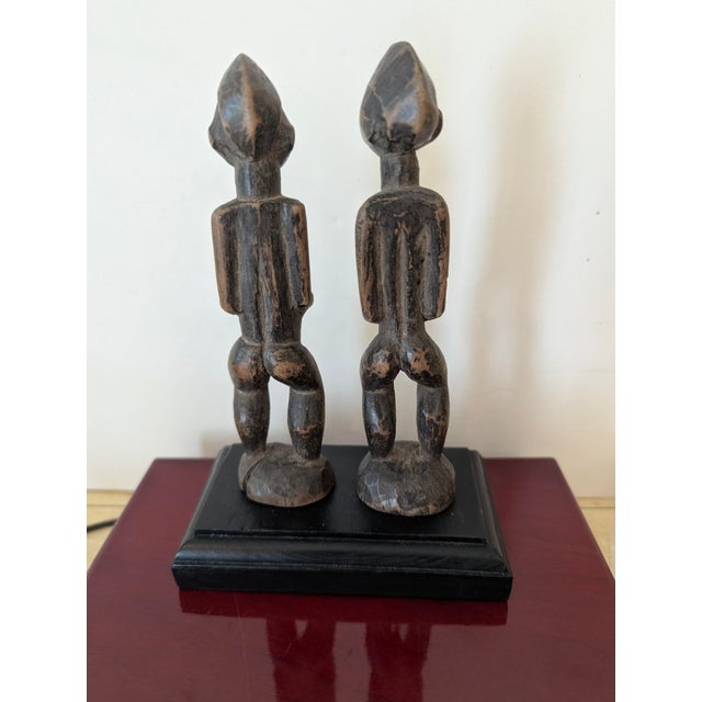Rare Hand-Carved Senufo/Bamana West African Wood Sculptures Early 1900's For Sale - Image 4 of 6