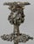 Art Nouveau Four-Arm Silver Plate Epergne Candelabra With Engraved Glass Bowl For Sale - Image 10 of 11