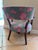Wood 1940s Antique Palm Beach Chic Upholstered Accent Chair For Sale - Image 7 of 11