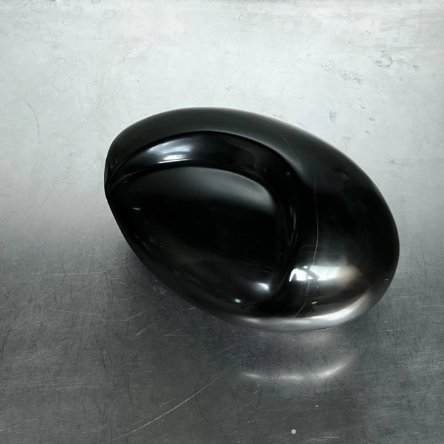 Mid-Century Modern Architectural Sculpture in Black Marble, 1960s For Sale - Image 3 of 6