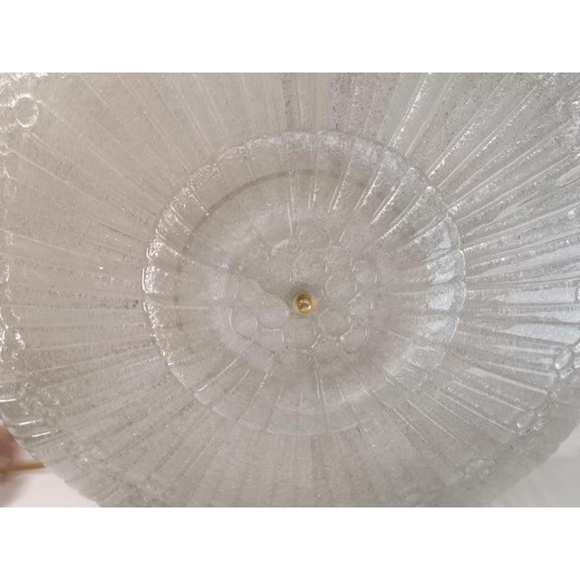 Italian White Murano Glass Pendant, 2000 For Sale - Image 9 of 11