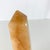 Vintage Egyptian Alabaster Stone Obelisk Hand Carved Gold Trim Sculptured For Sale - Image 4 of 10