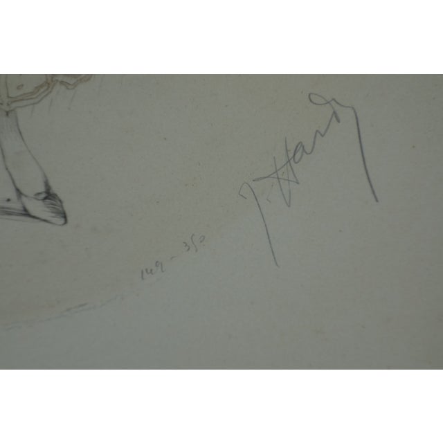 Jean Hardy, Art Deco Luis Icart School Composition, 1920s, Etching, Framed For Sale - Image 9 of 10