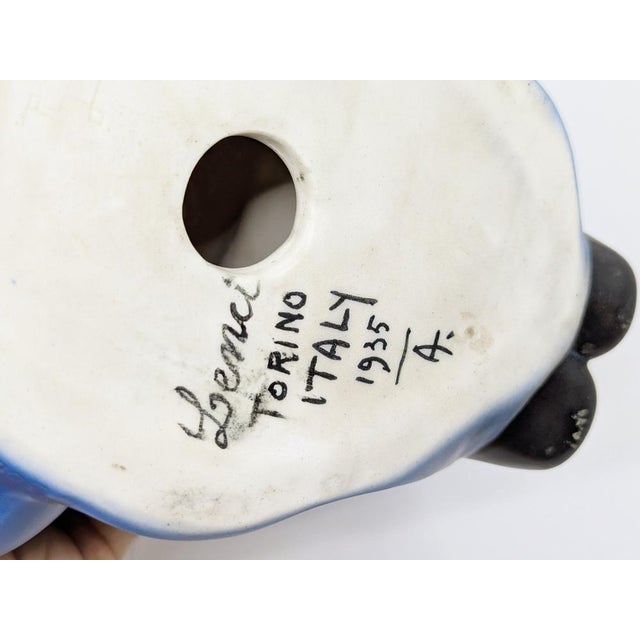 Ceramic Madonna Hand-Decorated by Paola Bologna for Lenci, Turin, 1935 For Sale - Image 16 of 17