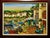 "La Vista Balcone" framed Original Acrylic Painting on Canvas by Maya Eventov Hand Signed by the Artist museum mounted,...