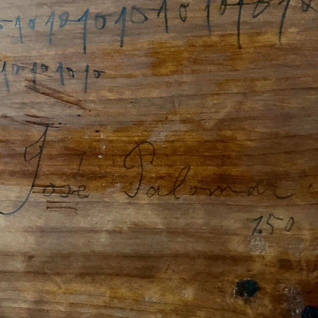 Antique Handmade Wooden Trunk For Sale - Image 11 of 12