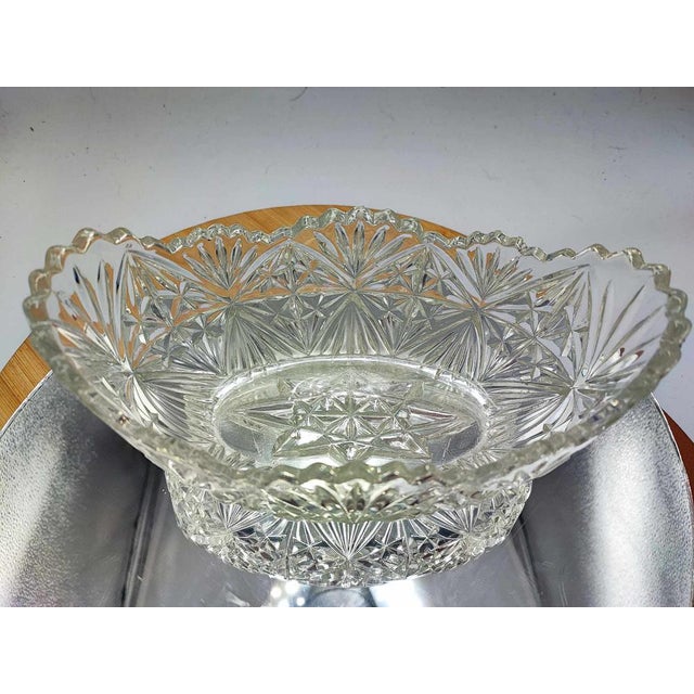 Glass Bowl from Polish Hortensja Glassworks, 1970s For Sale - Image 4 of 8