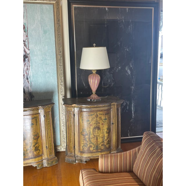 1950s 1950s Pink Murano Lamp, Attributed to Barovier & Tosso For Sale - Image 5 of 6