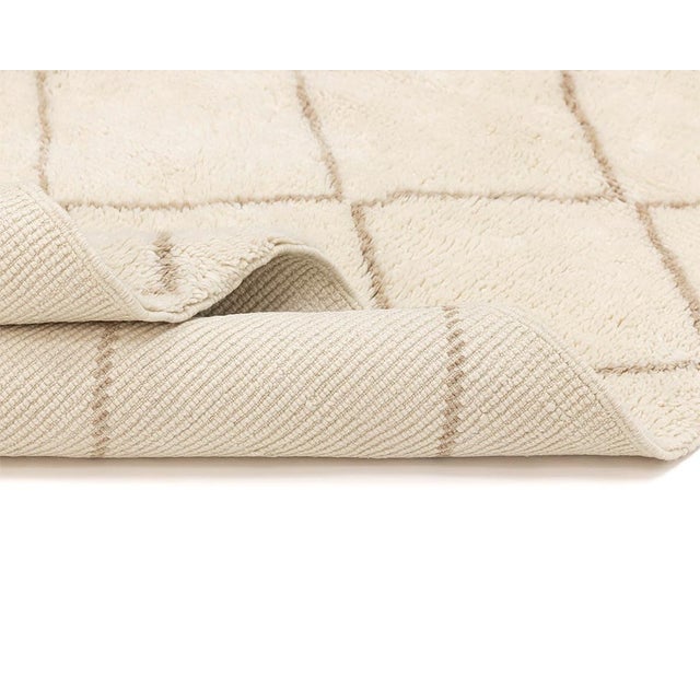 Brown Hand-Knotted Wool Premium Rug by Azele Studio For Sale - Image 8 of 11