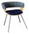 Allermuir Mollie A580 Bent Beech & Chrome Armchair With Knoll Upholstery, 2018 For Sale