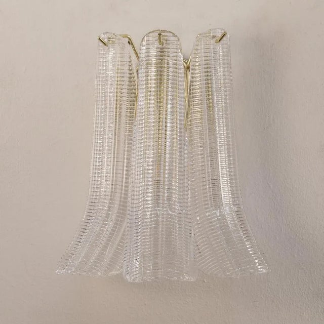 Small Petal Wall Light in Murano Glass, 1990s For Sale - Image 9 of 12