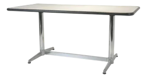 Worktable in Aluminium by Giancarlo Piretti for Mobilier International, France, 1970s
