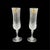 This pair of champagne flutes would be elegant toasting glasses for your special occasion. This collection known as...