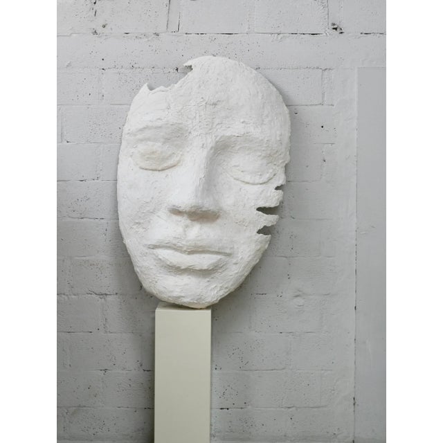 Large Mask, 1970s, Plaster For Sale - Image 4 of 18
