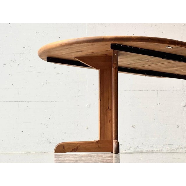 Extendable Dining Table in Pine Wood, 1970s For Sale - Image 16 of 18