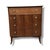 Wood Mid-Century Tallboy Chest of Drawers in Walnut and Maple, 1950s For Sale - Image 7 of 8