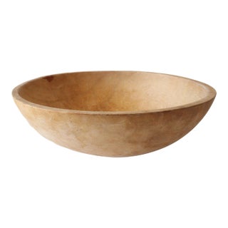 1950's-1940's "Munising" Carved Wood Bowl For Sale