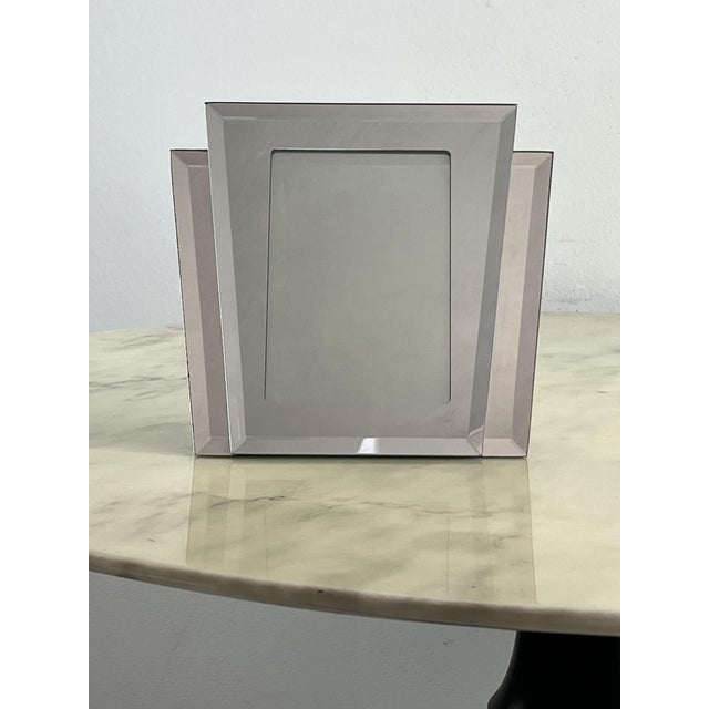 Art Deco Mirrored Glass Photo Holder, 1940s For Sale - Image 11 of 14