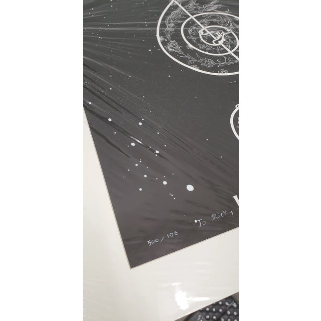 20th Century Limited Edition Lithograph by Iranian Artist Mohammad Hourain A fine black and white lithograph by noted...