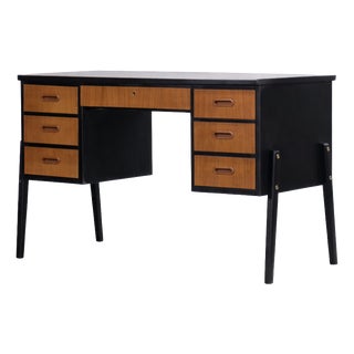 Vintage Swedish Teak Desk, 1960s For Sale