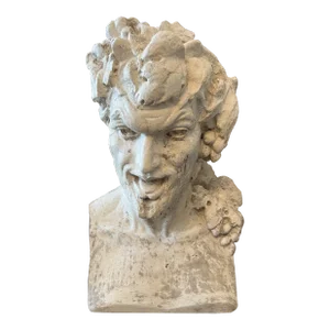 Vintage Grand Tour Style Italian Plaster Baco Sculpture